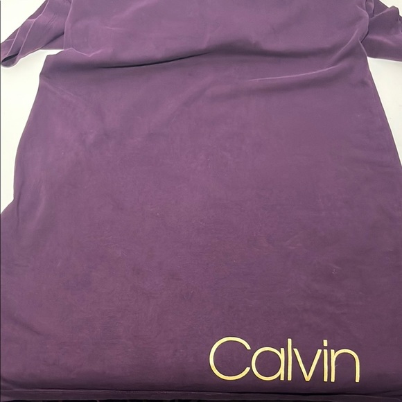 Calvin Klein Purple Lace-Up Top - Picture 7 of 11
